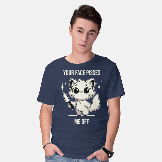 Your Face Pisses Me Off-Mens-Basic-Tee-MaxoArt