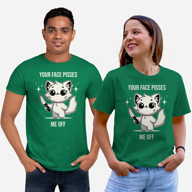 Your Face Pisses Me Off-Unisex-Basic-Tee-MaxoArt
