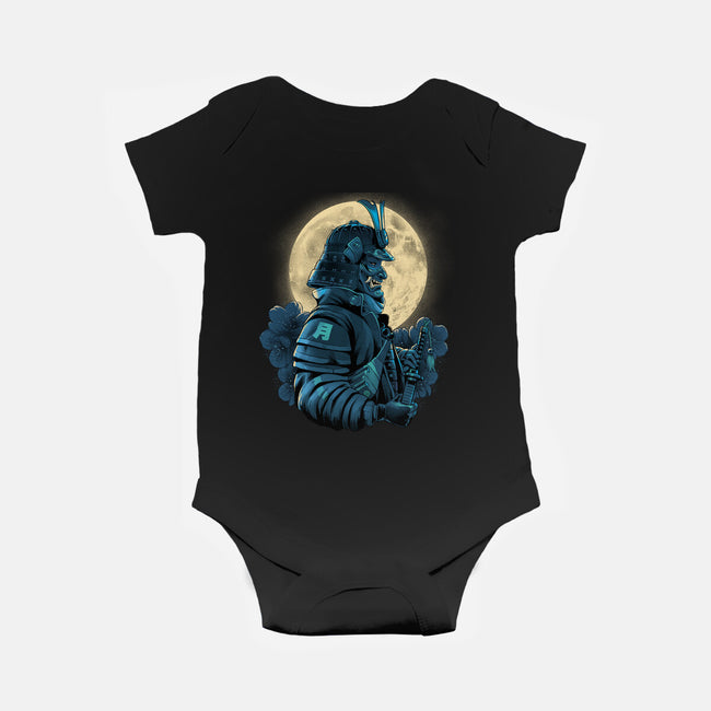 Moonlight Samurai-Baby-Basic-Onesie-Bruno Mota