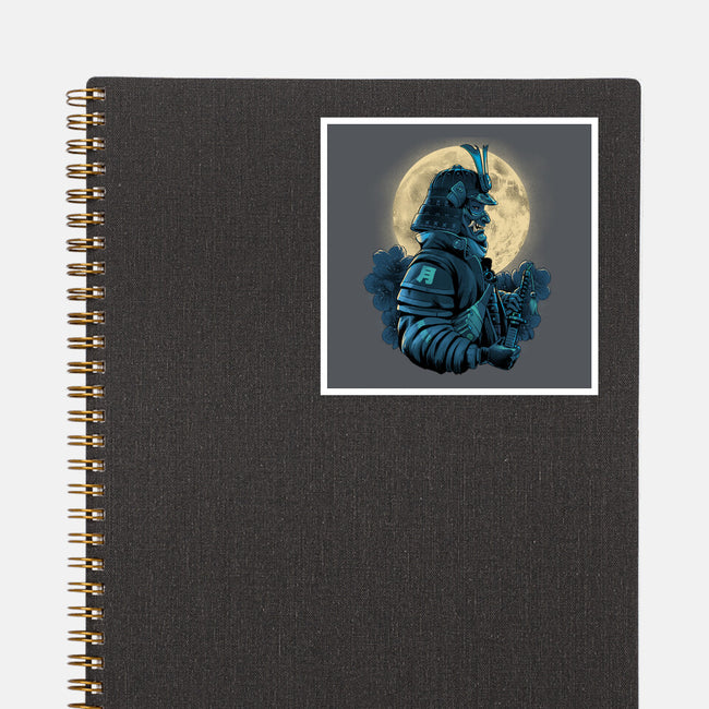 Moonlight Samurai-None-Glossy-Sticker-Bruno Mota