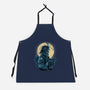 Moonlight Samurai-Unisex-Kitchen-Apron-Bruno Mota