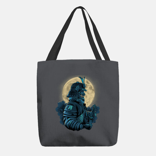 Moonlight Samurai-None-Basic Tote-Bag-Bruno Mota