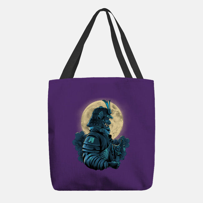 Moonlight Samurai-None-Basic Tote-Bag-Bruno Mota