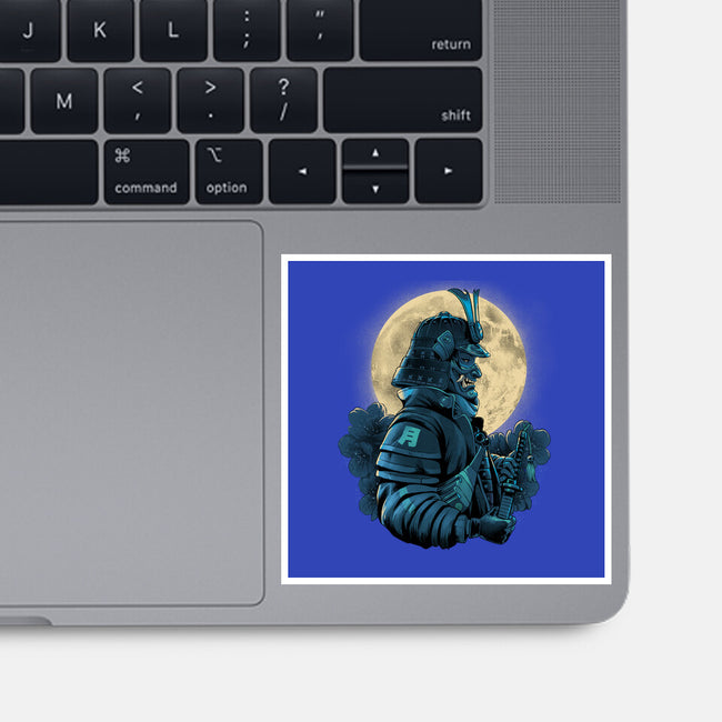 Moonlight Samurai-None-Glossy-Sticker-Bruno Mota