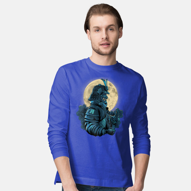 Moonlight Samurai-Mens-Long Sleeved-Tee-Bruno Mota