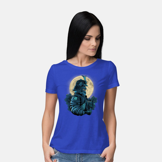 Moonlight Samurai-Womens-Basic-Tee-Bruno Mota