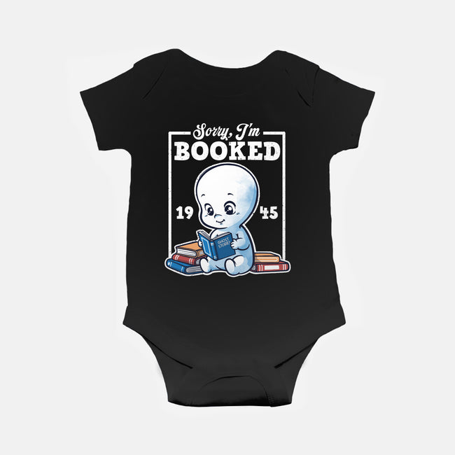 Booked Friendly Ghost-Baby-Basic-Onesie-NemiMakeit
