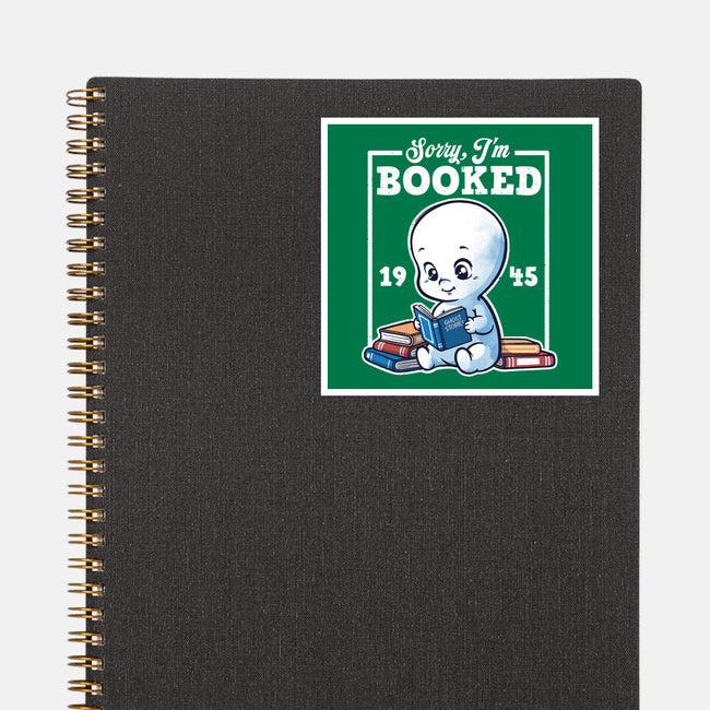 Booked Friendly Ghost-None-Glossy-Sticker-NemiMakeit