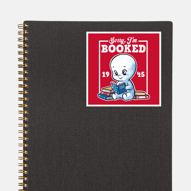Booked Friendly Ghost-None-Glossy-Sticker-NemiMakeit