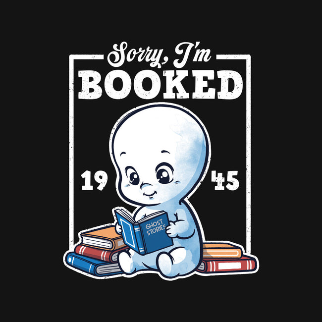 Booked Friendly Ghost-Womens-V-Neck-Tee-NemiMakeit