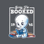 Booked Friendly Ghost-Womens-V-Neck-Tee-NemiMakeit