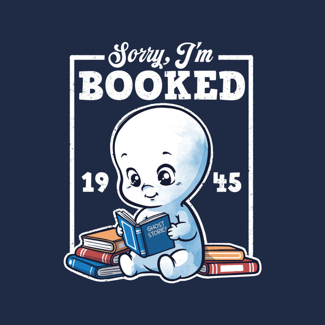 Booked Friendly Ghost-Womens-V-Neck-Tee-NemiMakeit