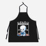 Booked Friendly Ghost-Unisex-Kitchen-Apron-NemiMakeit