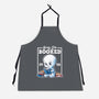 Booked Friendly Ghost-Unisex-Kitchen-Apron-NemiMakeit