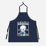 Booked Friendly Ghost-Unisex-Kitchen-Apron-NemiMakeit