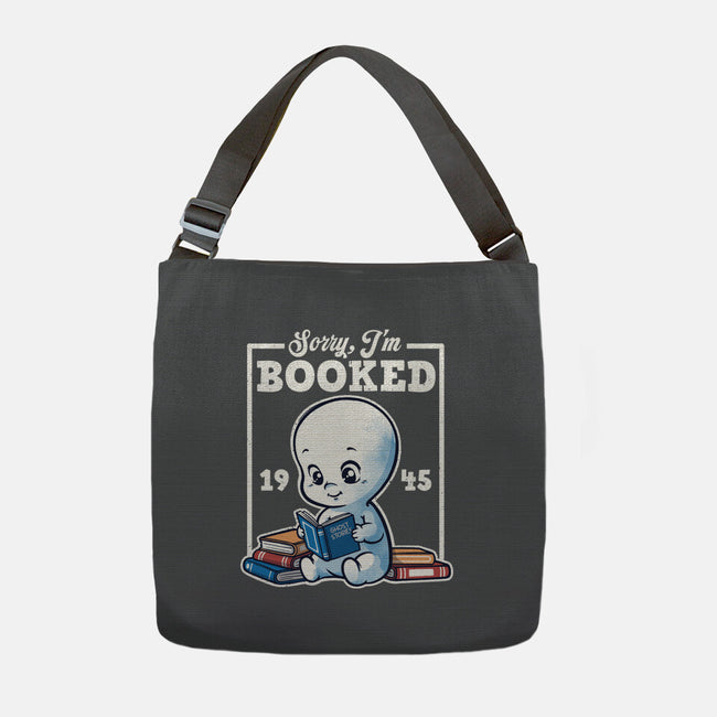 Booked Friendly Ghost-None-Adjustable Tote-Bag-NemiMakeit