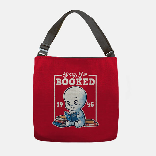 Booked Friendly Ghost-None-Adjustable Tote-Bag-NemiMakeit