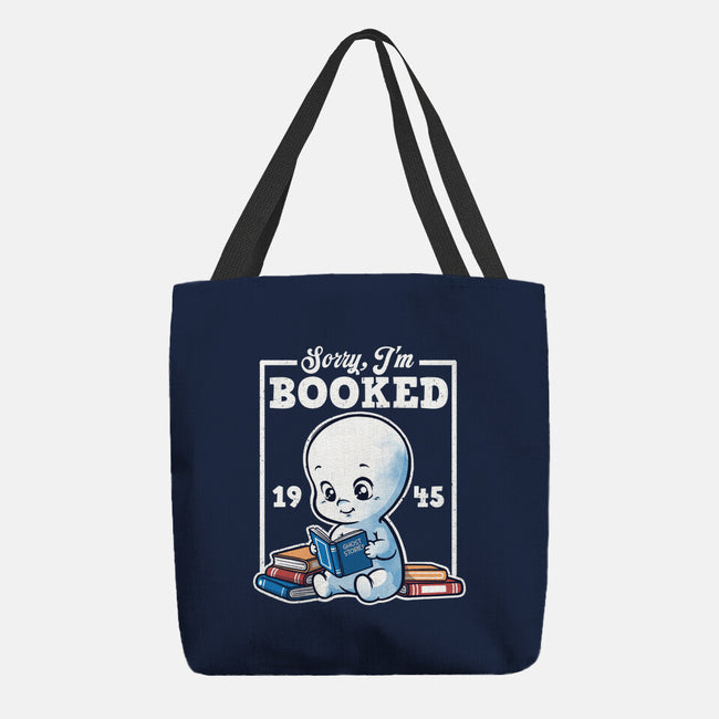Booked Friendly Ghost-None-Basic Tote-Bag-NemiMakeit