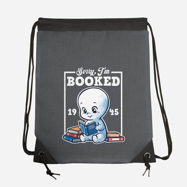 Booked Friendly Ghost-None-Drawstring-Bag-NemiMakeit