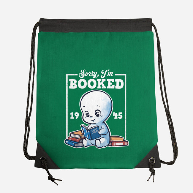 Booked Friendly Ghost-None-Drawstring-Bag-NemiMakeit