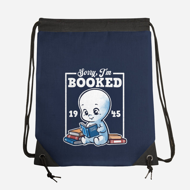 Booked Friendly Ghost-None-Drawstring-Bag-NemiMakeit