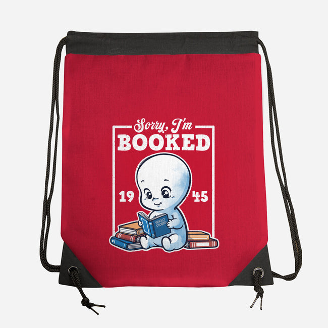 Booked Friendly Ghost-None-Drawstring-Bag-NemiMakeit