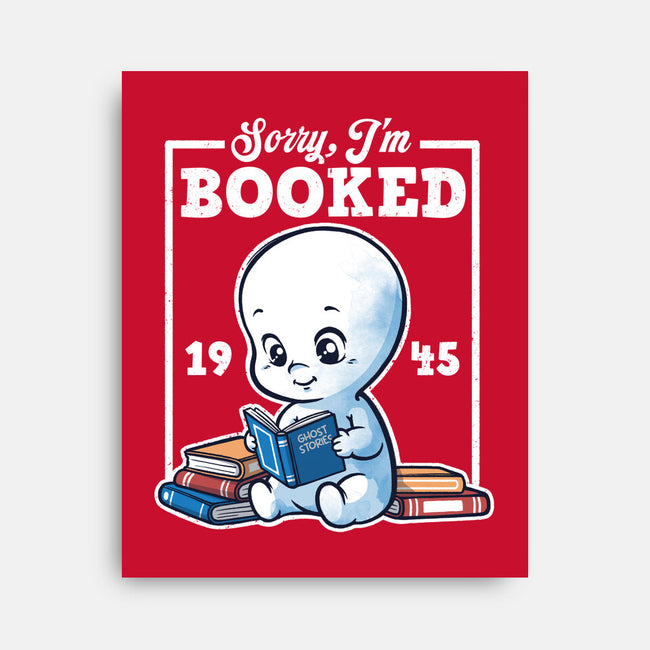 Booked Friendly Ghost-None-Stretched-Canvas-NemiMakeit