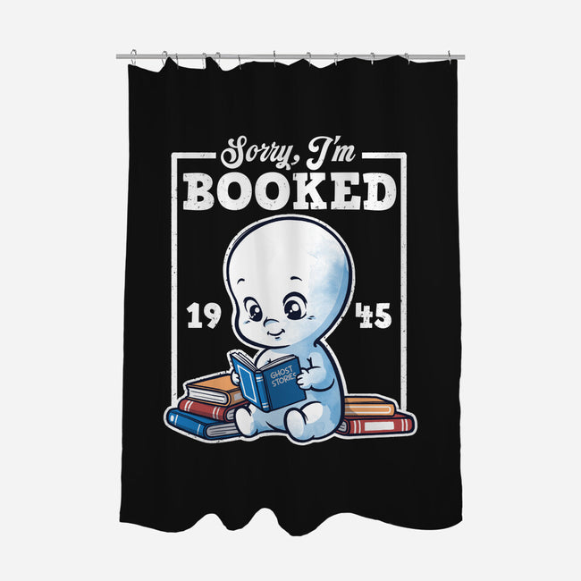 Booked Friendly Ghost-None-Polyester-Shower Curtain-NemiMakeit