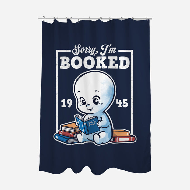 Booked Friendly Ghost-None-Polyester-Shower Curtain-NemiMakeit