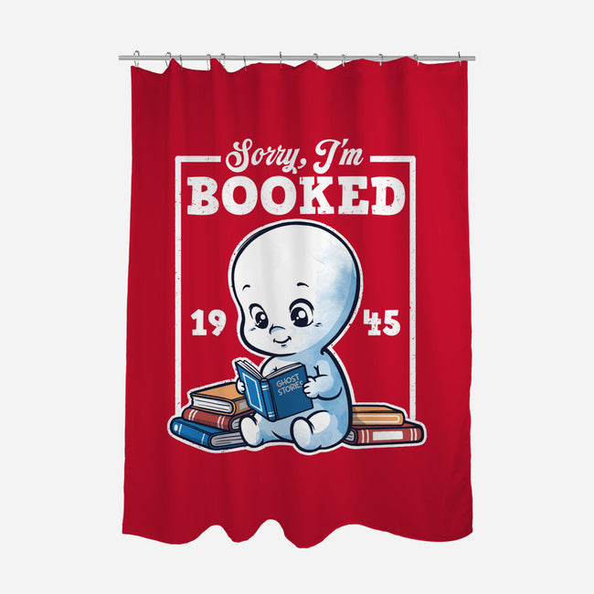 Booked Friendly Ghost-None-Polyester-Shower Curtain-NemiMakeit