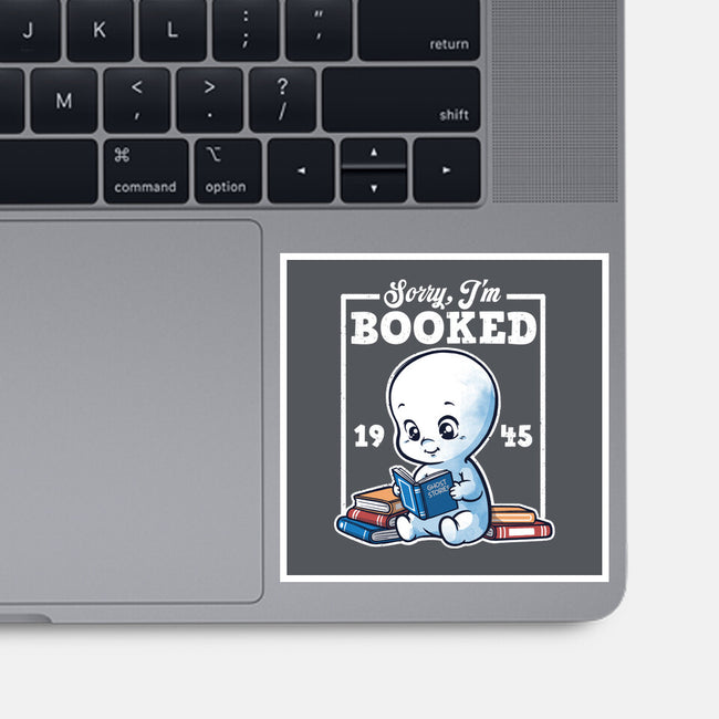 Booked Friendly Ghost-None-Glossy-Sticker-NemiMakeit