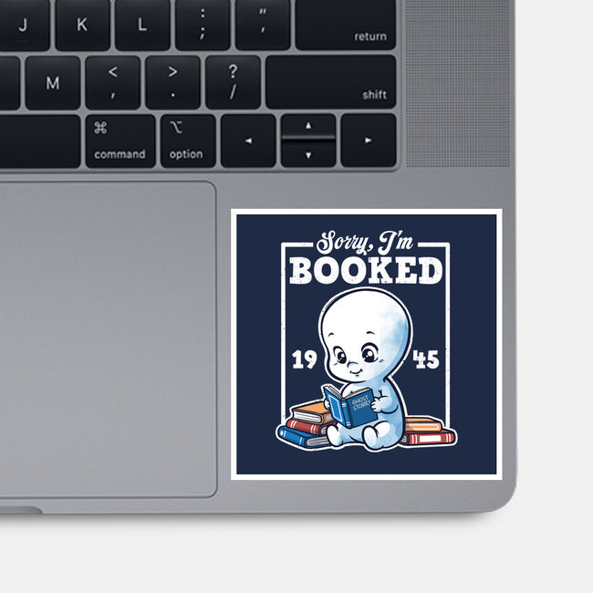 Booked Friendly Ghost-None-Glossy-Sticker-NemiMakeit
