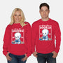 Booked Friendly Ghost-Unisex-Crew Neck-Sweatshirt-NemiMakeit