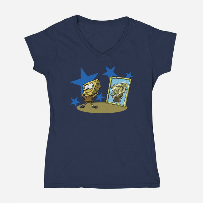 My New Outfit-Womens-V-Neck-Tee-nickzzarto