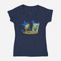 My New Outfit-Womens-V-Neck-Tee-nickzzarto