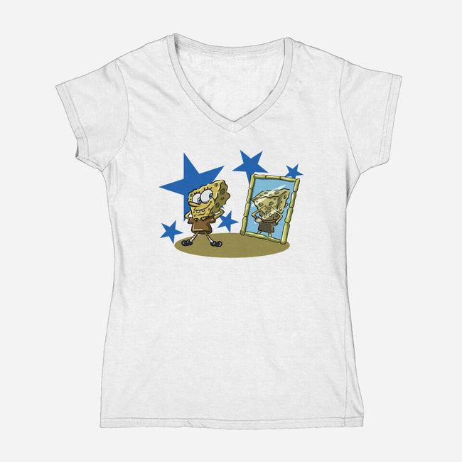 My New Outfit-Womens-V-Neck-Tee-nickzzarto