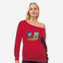 My New Outfit-Womens-Off Shoulder-Sweatshirt-nickzzarto
