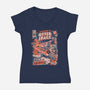 Guardians Of Otter Space-Womens-V-Neck-Tee-eduely