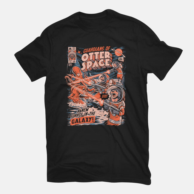 Guardians Of Otter Space-Mens-Basic-Tee-eduely