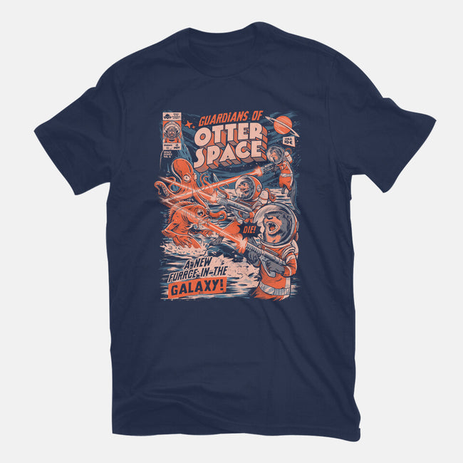 Guardians Of Otter Space-Mens-Basic-Tee-eduely