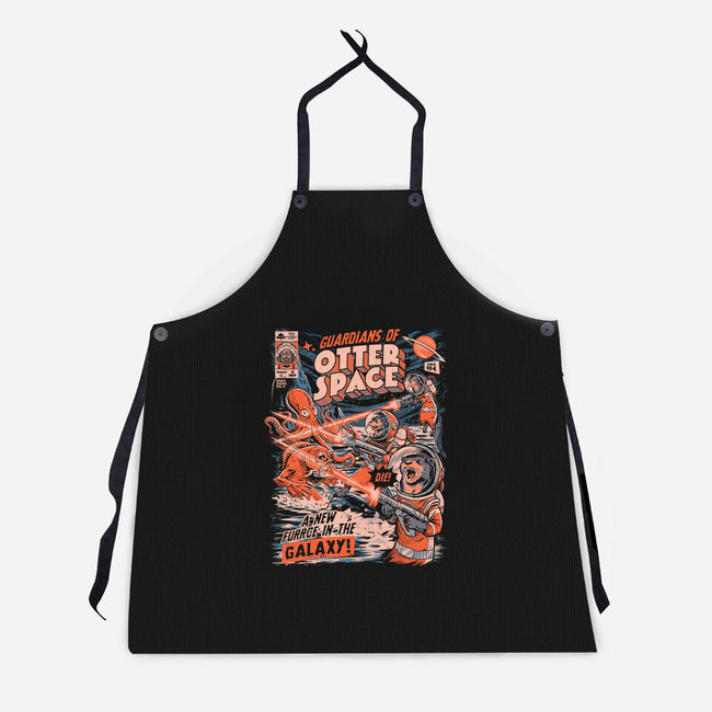 Guardians Of Otter Space-Unisex-Kitchen-Apron-eduely