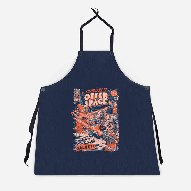 Guardians Of Otter Space-Unisex-Kitchen-Apron-eduely