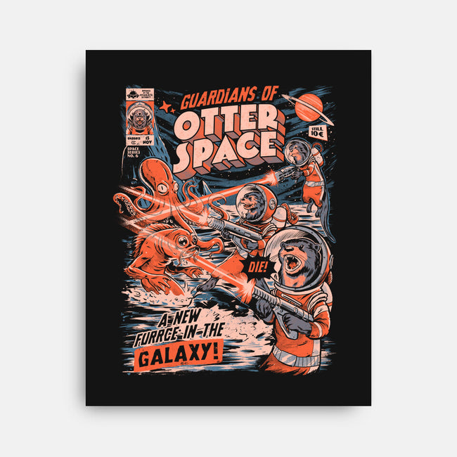 Guardians Of Otter Space-None-Stretched-Canvas-eduely