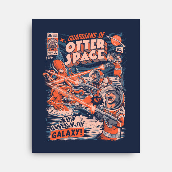 Guardians Of Otter Space-None-Stretched-Canvas-eduely