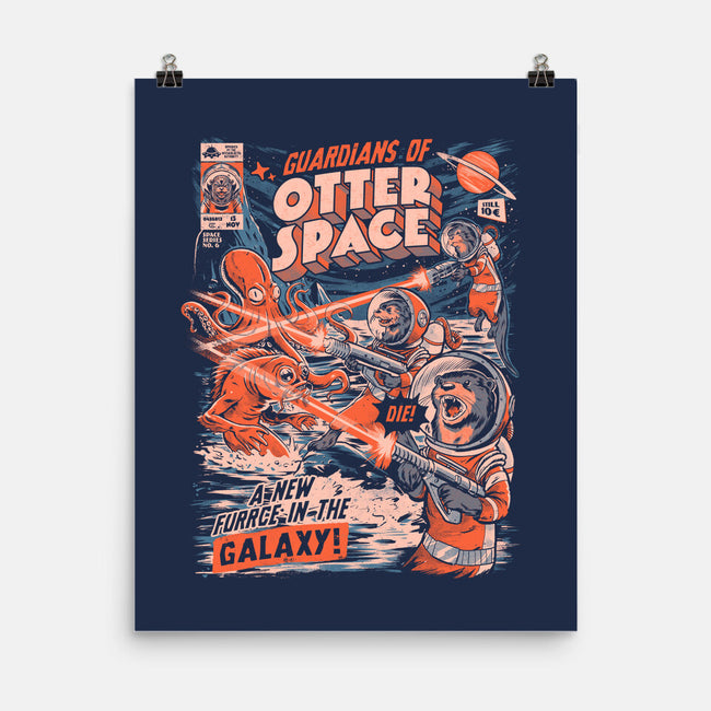 Guardians Of Otter Space-None-Matte-Poster-eduely