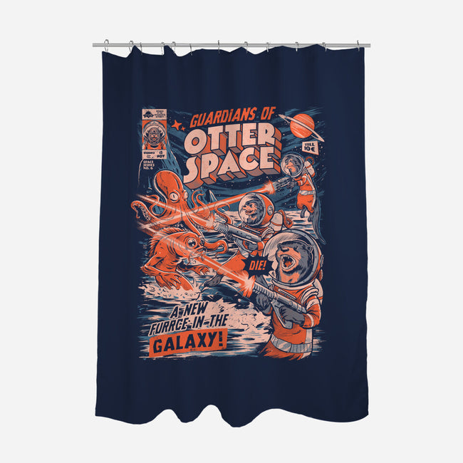 Guardians Of Otter Space-None-Polyester-Shower Curtain-eduely