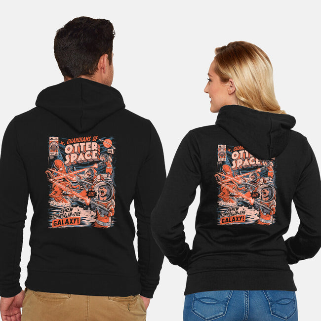 Guardians Of Otter Space-Unisex-Zip-Up-Sweatshirt-eduely