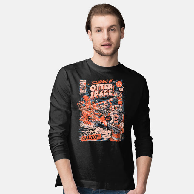 Guardians Of Otter Space-Mens-Long Sleeved-Tee-eduely
