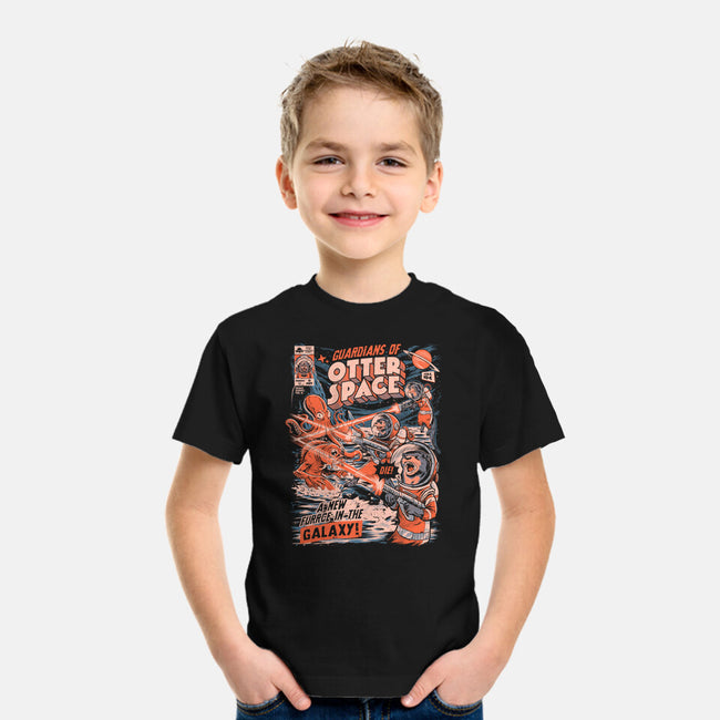 Guardians Of Otter Space-Youth-Basic-Tee-eduely