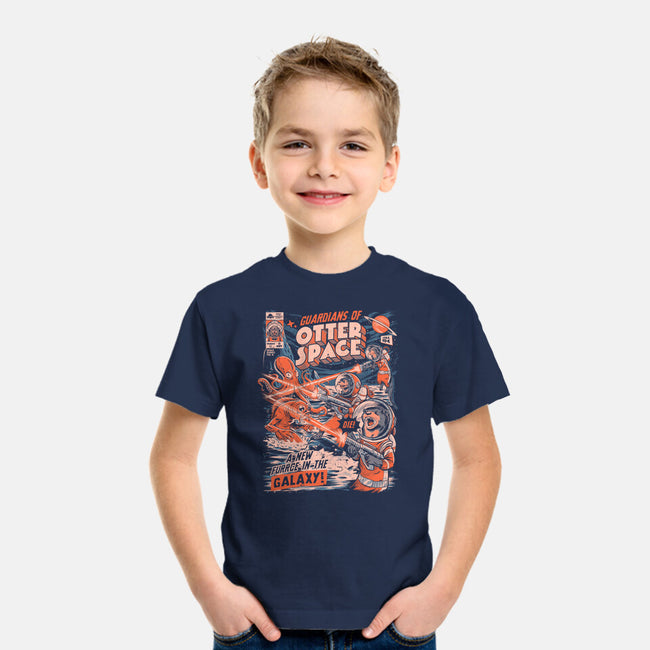 Guardians Of Otter Space-Youth-Basic-Tee-eduely